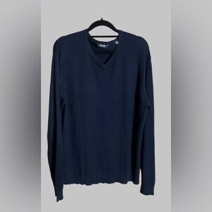 LRG ONLY & SONS Dark Blue V-Neck Sweater